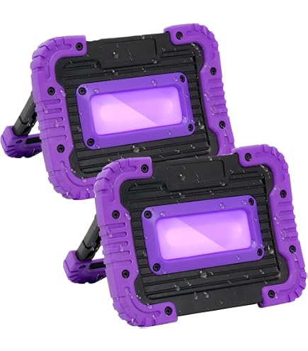 Neonic Rechargeable UV LED Black Light, Newer Model, 2 Pack (2